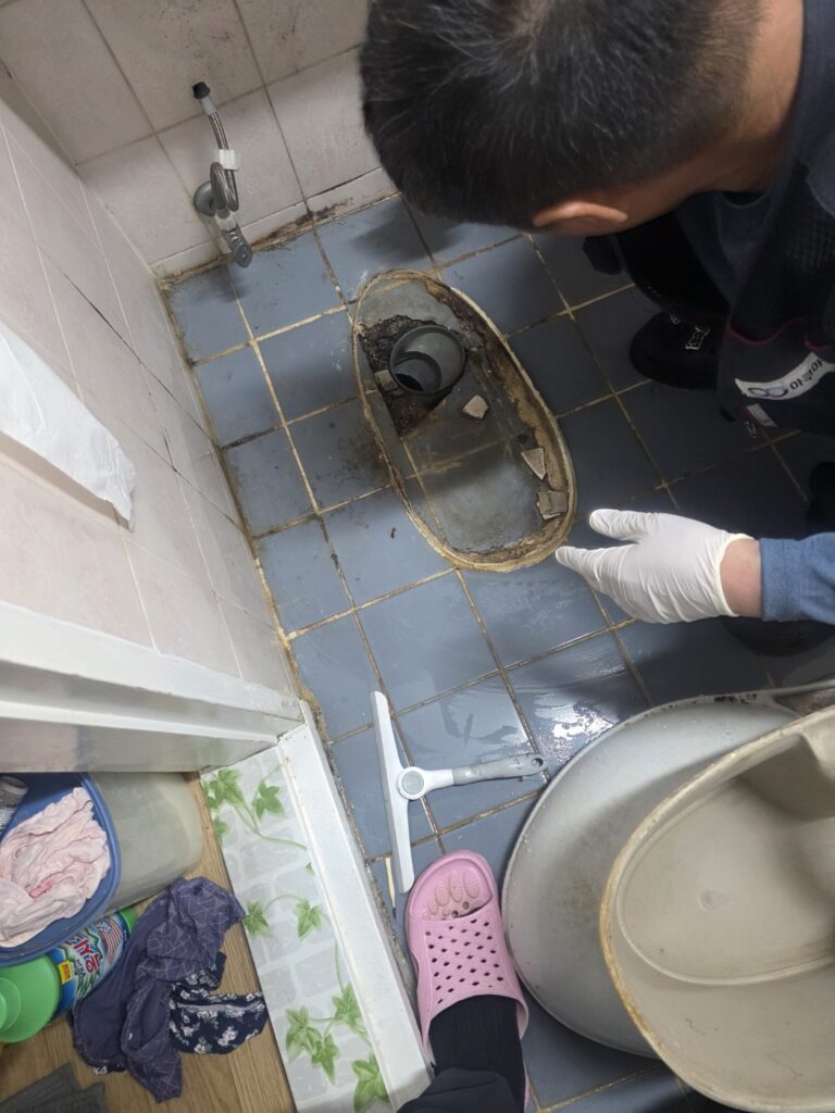 영동군 변기막힘 배관내시경·샤프트 등 작업 과정 참고 사진